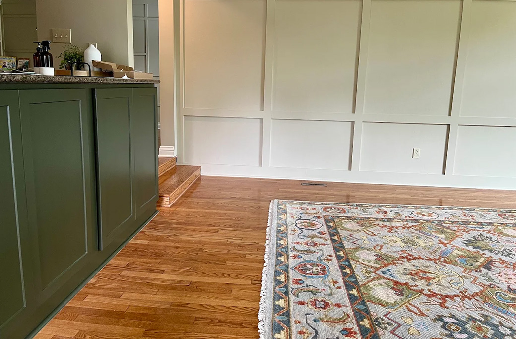 Cabinet doors prepared for a professional painted finish